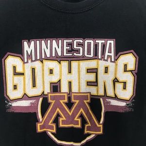 Tops - University of Minnesota Gophers Black T Shirt Tops - University of Minnesota Gophers Black T Shirt